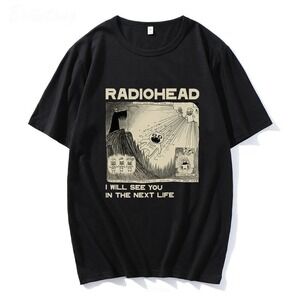 Radiohead Black Graphic Tee - Short Sleeve